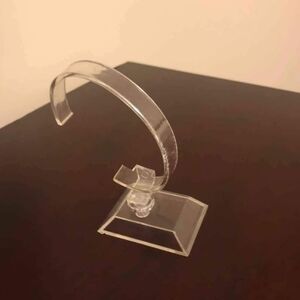 100 Pieces Single Clear Watch Display Stand